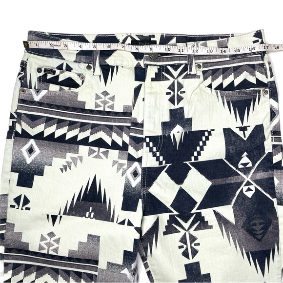 Polo Ralph Lauren Tompkins Skinny Aztec Navajo Print Jeans 31 - Picture 10 of 12